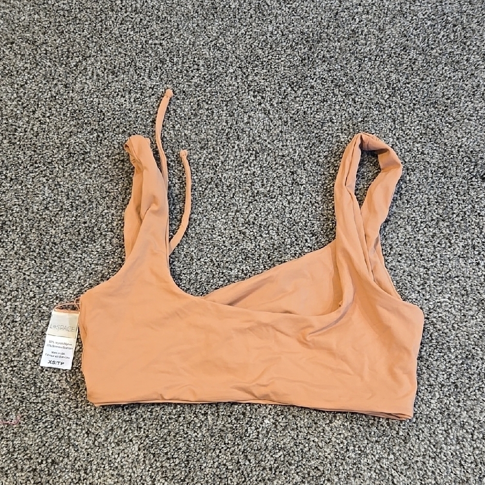 NWOT L Space Women Bralette Top Swim Bikini Sz XS